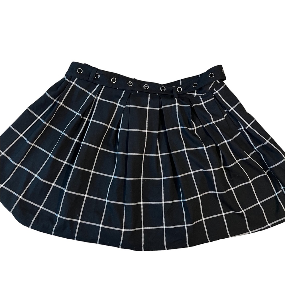 Hot Topic black and white plaid skirt size XL NWT - Picture 2 of 2